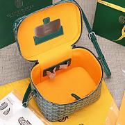 Okify Goyard Muse Vanity Case Bag In Green 15x20x14cm  - 5