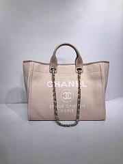 Okify CC Deauville Tote Bag In Beige 38x30x18cm  - 1