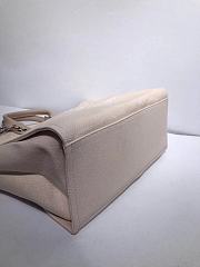 Okify CC Deauville Tote Bag In Beige 38x30x18cm  - 2