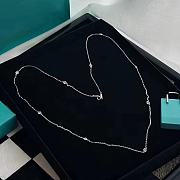 Okify Tiffany Tiny Diamond Circle Necklace  - 1