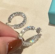 Okify Tiffany Inside-out Hoop Diamond Earrings - 1