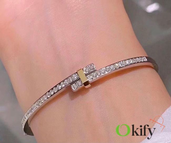 Okify Tiffany Edge Circle Bracelet  - 1