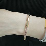 Okify Tiffany Lock Pink Bracelet  - 5