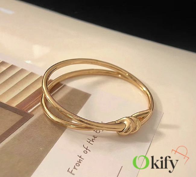 Okify Tiffany Knot Gold Bracelet  - 1