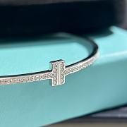 Okify Tiffany Diamond Silver Bracelet 21850 - 5