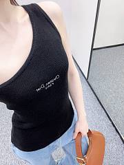 Okify Dior Off One Shoulder Black Top SML  - 1