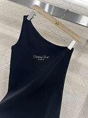 Okify Dior Off One Shoulder Black Top SML  - 5