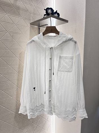 Okify Dior White Shirt Jacket SML 21858