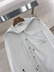 Okify Dior White Shirt Jacket SML 21858 - 3