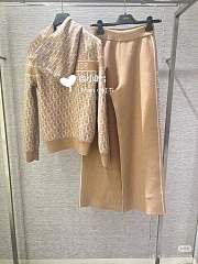 Okify Dior Set Of Beige Jacket And Pants SML  - 3