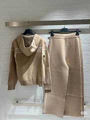 Okify Dior Set Of Beige Jacket And Pants SML  - 4