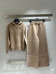 Okify Dior Set Of Beige Jacket And Pants SML  - 5