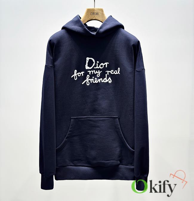 Okify Dior Blue Hoodie XS-L - 1