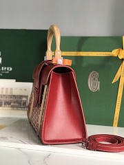 Okify Goyard Saigon Bag In Red 28x20x12cm  - 5