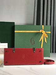 Okify Goyard Saigon Bag In Red 28x20x12cm  - 4
