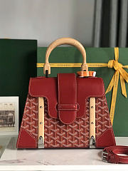 Okify Goyard Saigon Bag In Red 28x20x12cm  - 1