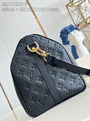 Okify Louis Vuitton Speedy Soft 30 Bag In Black M47186 21x17x30cm - 5