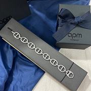 Okify APM Pig Nose Silver Bracelet 22366 - 3