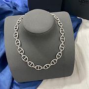 Okify APM Pig Nose Silver Necklace 22370 - 1