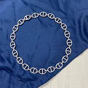 Okify APM Pig Nose Silver Necklace 22370 - 2