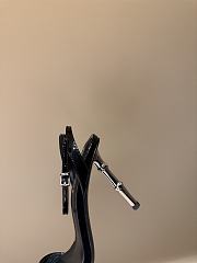 Okify Gucci Black High Heel Sandals 9.5cm EU35-42 - 5