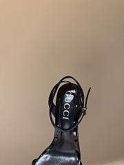 Okify Gucci Black High Heel Sandals 9.5cm EU35-42 - 3