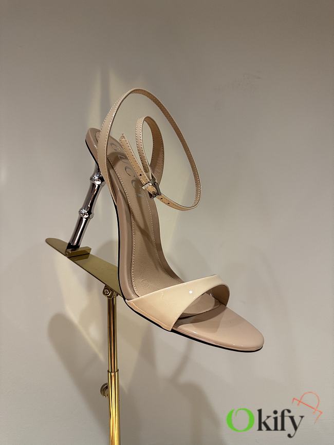 Okify Gucci Beige High Heel Sandals 9.5cm EU35-42 - 1