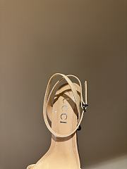 Okify Gucci Beige High Heel Sandals 9.5cm EU35-42 - 2