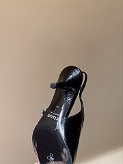Okify Celine Black Toe Two Straps Slingback EU35-41 - 2