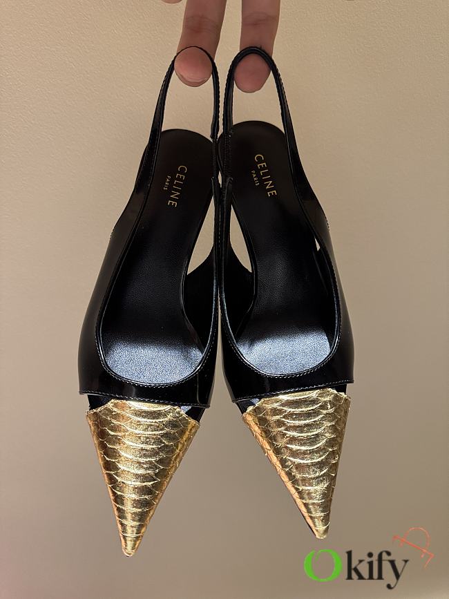 Okify Celine Gold Toe Slingback EU35-41 - 1