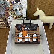 Okify Hermes Faubourg Birkin Bag In Brown Crocodile 20cm - 1