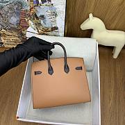 Okify Hermes Faubourg Birkin Bag In Brown Crocodile 20cm - 3