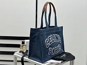 Okify Celine Cabas Denim Paris Totebag 41x28x17.5cm  - 5