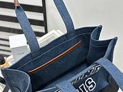 Okify Celine Cabas Denim Paris Totebag 41x28x17.5cm  - 3