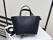 Okify Celine Cabas Anais Cuir Bag In Black 21x20x10cm  - 3