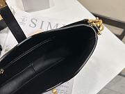 Okify Celine Camille 16 Soft Bag In Black 24.5x21.5x5cm - 5