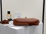 Okify Celine Camille 16 Soft Bag In Brown 24.5x21.5x5cm - 4