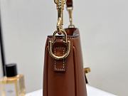 Okify Celine Camille 16 Soft Bag In Brown 24.5x21.5x5cm - 2