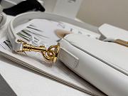 Okify Celine Camille 16 Soft Bag In White 24.5x21.5x5cm - 5