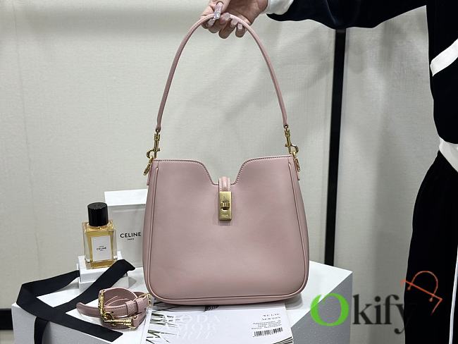 Okify Celine Camille 16 Soft Bag In Pink 24.5x21.5x5cm - 1