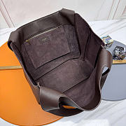 Okify YSL LE 5 À 7 Bea Bag In Dark Brown 50x28x18cm 22505 - 4