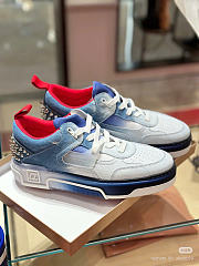 Okify Christian Louboutin Astroloubi Blue Sneakers  - 4