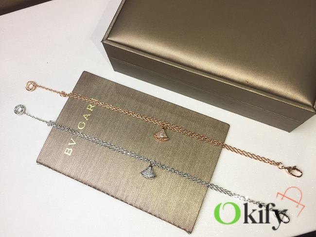 Okify Bvlgari Diva Dream Silver/Rose Gold Necklace  - 1