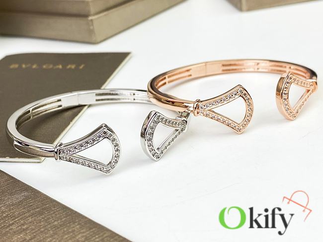 Okify Bvlgari Diva Dream Silver/Rose Gold Bracelet   - 1