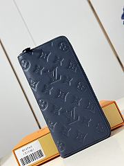 Okify Louis Vuitton Dark Blue Long Wallet M14783 10x20x2cm  - 1
