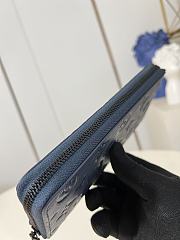 Okify Louis Vuitton Dark Blue Long Wallet M14783 10x20x2cm  - 5