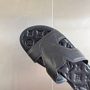 Okify Louis Vuitton Oasis Mule Slides In Black 3cm 1AA4CB EU39-45  - 5