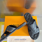 Okify Louis Vuitton Oasis Mule Slides In Black 3cm 1AA4CB EU39-45  - 3