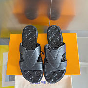Okify Louis Vuitton Oasis Mule Slides In Black 3cm 1AA4CB EU39-45  - 1