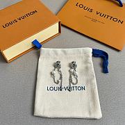 Okify Louis Vuitton Silver Earrings With Pearls - 2